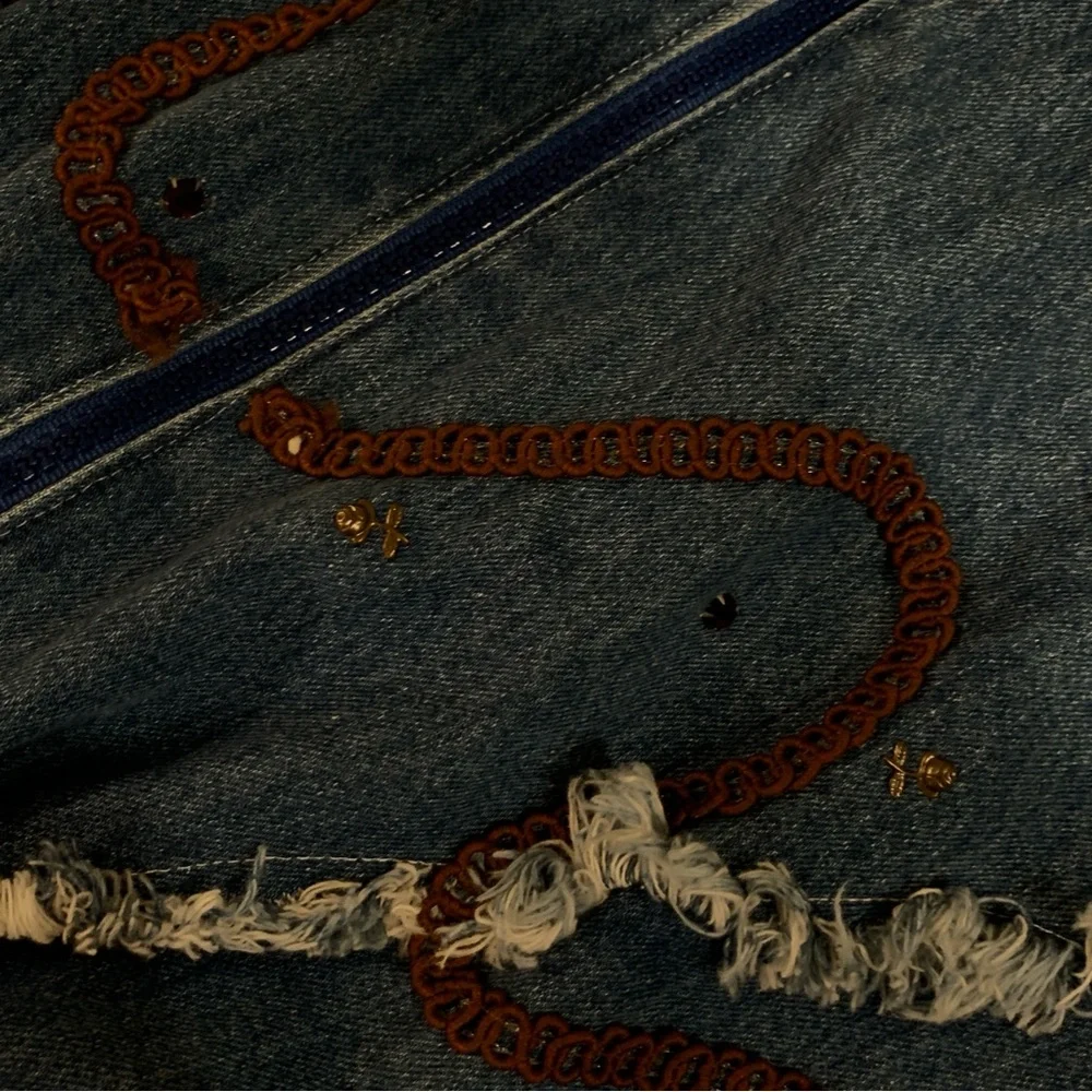 Vintage Y2K Denim Jumpsuit Deadstock Jaxie's W M NWT - Picture 13 of 13